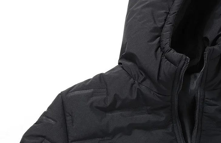 Down Jackets for Men Hooded Man Padded Coat Fashion 2024 Parkas Lightweight Padding Cold Warm Clothes New in & Korean Popular