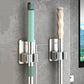 Multi-Purpose Hooks Adhesive Wall Hanging Mop Rack Broom Hanger Hook Kitchen Bathroom Organization Home Organizer Accessories ﻿