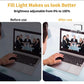 3 Modes Adjustable Brightness Portable Mini Selfie Fill Light Rechargeable Clip On For Phone Laptop Tablet Meeting Make Up