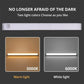 Motion Sensor Night Lights Wireless LED Lamp USB Rechargeable Magnetic For Wardrobe Room Closet Kitchen Aisle Tube Detector Bulb