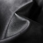 2024 Winter Black Leather Jacket Men Fur Lined Warm Motorcycle Jacket Slim Street Fashion BLack Biker Coat Pleated Design Zipper