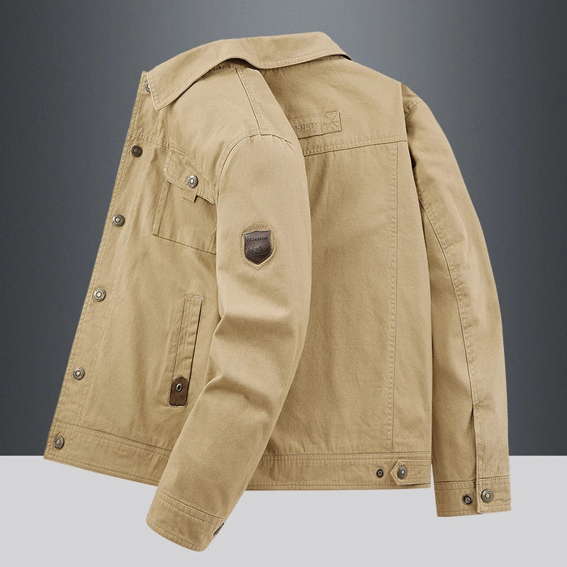 mens cargo jackets New Fashion bomber jacket mens wear simple British style Warm Windproof Jacket and coat baseball jacket male