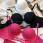 Europe Women Underwear Set Sexy Lace Hollow Breathable Widen Buckle Lingerie Underwire Push Up Bra and Panties Rose Intimates