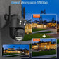 5K 10MP HD Wifi PTZ Camera Outdoor 8MP Dual Lens Dual Screen AI Auto Tracking IP Camera CCTV Audio Video Surveillance P2P O-KAM