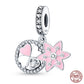 Fit Pandora 925 Original Bracelet 925 Silver Plate Flower Bird Series Charms Beads For Women Fashion DIY Jewelry Gifts Making