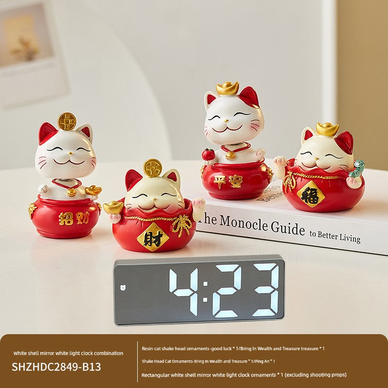 Led Student Dormitory E-Sports Office Room Clock