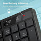 Full-Sized Ergonomic Wireless Keyboard And Mouse Combo 2.4G Cordless USB Quiet Click Keyboard And Mouse Set for Typi