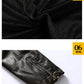 Autumn Winter Outdoor Casual Motor Biker PU Leather Jacket Men Fashion Leather Jacket Men Motorcycle Slim Fleece Jacket Coat