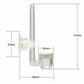 MINI CO2 Diffuser With Bubble Counter Twinstar Style Atomizer Acrylic Aquarium Carbon Dioxide Transparent Fish Tank Water Plants