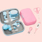 8PCS Baby Healthcare and Grooming Kit Baby Safety Set with Nail Clippers Nasal Aspirator Thermometer Hair Brush Comb Newborn