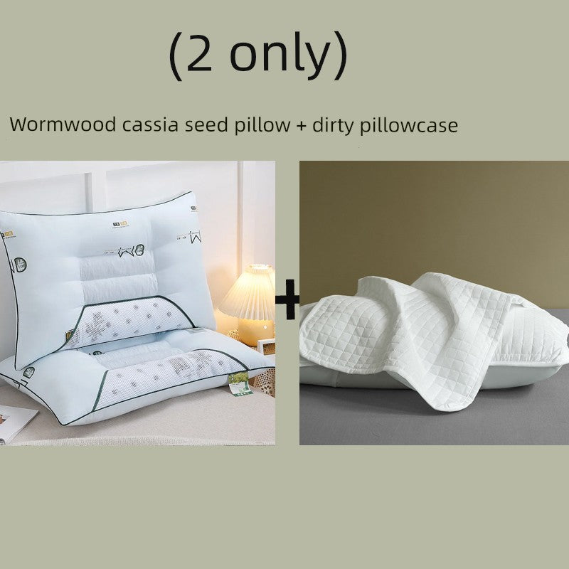 Send Pillowcase Argy Wormwood Ketsumeishi Pillow Case and Pillow Core Set For Home a Pair of Cervical Support for Sleeping Adults
