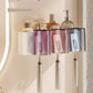 White Bathroom Wall-Mounted Toilet Towel Rack