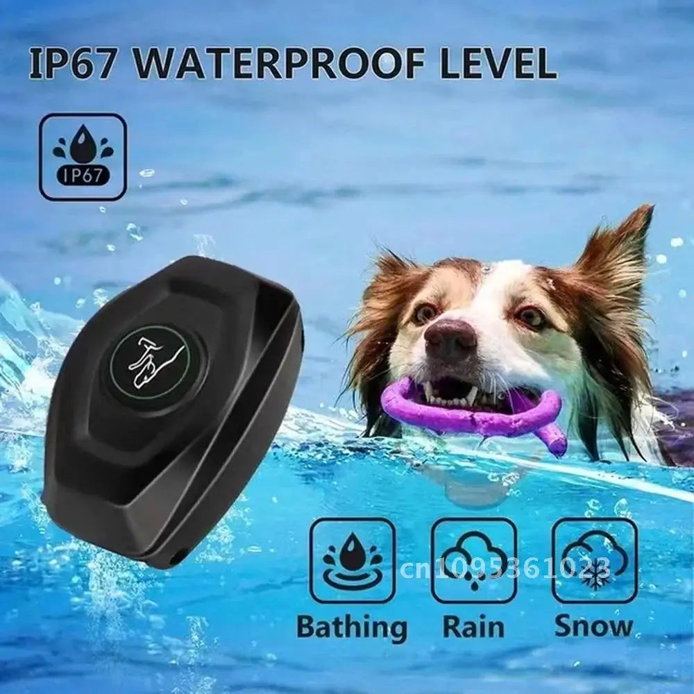 Electric Pet Training Collar, Remote Control, Anti Bark Vibration Collars Dog Sound, for Dogs, Waterproof, Rechargeable, Colar