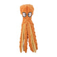 Squeaky Octopus Dog Toys Interactive Puppy Toy No Stuffing Plush Bite Toys Crinkle Paper Pet Plush Toys for Small Medium Dogs
