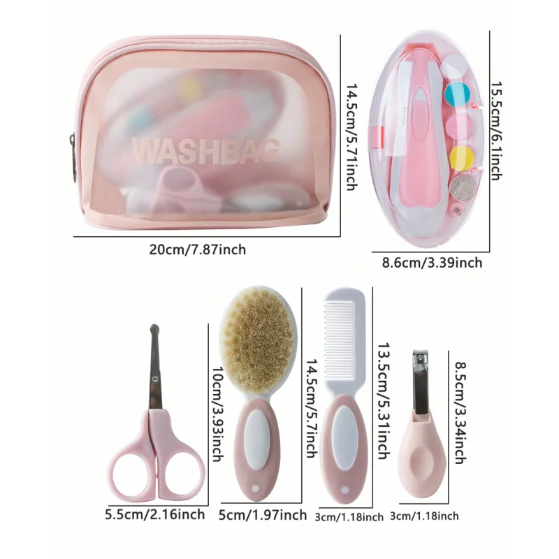 Baby Health and Beauty Kit, Baby Electric Nail Trimmer Set Newborn Nursery Health Set, for newborn baby Toddler Boys and Girls