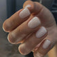 24pcs Artificial Nail Art Fake Nails Full Coverage Removable Ballet Short Press On Nails tips Chips Waterproof Solid Colour set