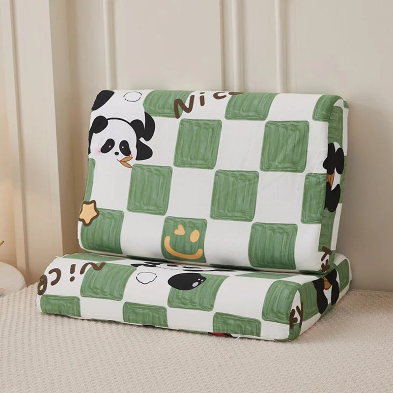 1PC Soft Neck Healthcare Sleeping Bedroom Home Decor Cotton Pillowcase Latex Pillowcase Rubber Memory Pillow Cover Cushion Cover
