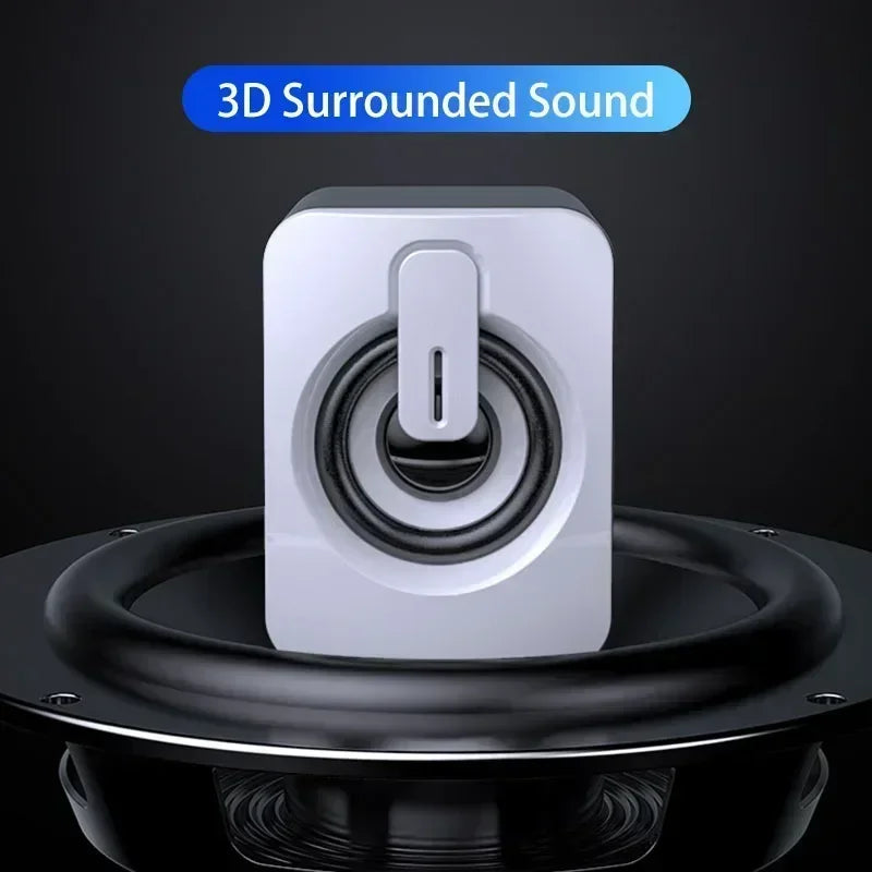 Computer Speaker Stereo Sound With Microphone 3.5mm AUX Home Office PC Speaker for Macbook Desktop Notebook Computer Loudspeaker
