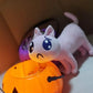 Super Cute P Cat! Needy Girl Overdose Emojis 17/28cm Bluey & Bingo Family Plush Toys Cartoon Dog Stuffed Animals Soft Plush Doll