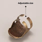 Adjustable Vintage Sewing Thimble, Handmade Non-slip Embroidery against Ring, Vintage Needle Presser Needle Hoop Finger Holder