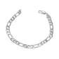 Necklace '16-30inch' Bracelet/8in Two-piece Set of Three-room Silver-plated Jewelry Punk Chain