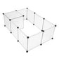 Pet Playpen, Portable Large Plastic Yard Fence Small Animals, Puppy Kennel Crate Fence Tent