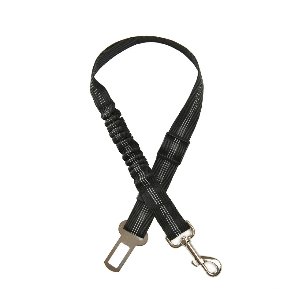 Dog Car Seat Belt Safety Protector Travel Pets Accessories Dog Leash Collar Breakaway Solid Car Harness