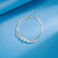 Fine Silver Color Lucky beads ball chain Bracelet For Women luxury fashion party Wedding Jewelry lovers gift charms
