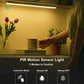 PIR Motion Sensor LED Cabinet Light USB Rechargeable Induction Night Light Wireless Portable Detector Lamp for Wardrobe Hallway