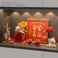Haibeihai Lucky Cat Key Storage Entrance Decoration Home Living Room Desktop Pachira Macrocarpa Entrance Decorations