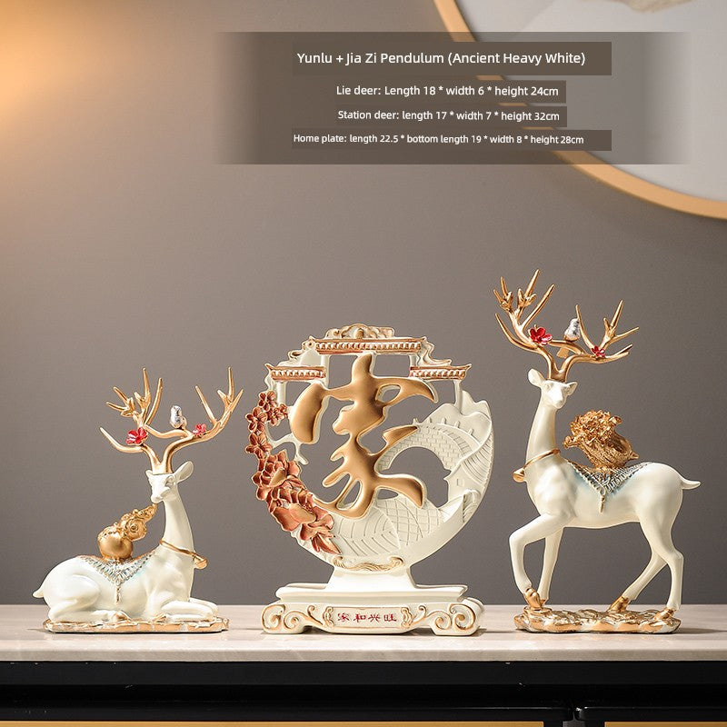 TV Accessible Luxury Living Room Moving Gift Wine Cabinet Decorations