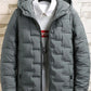 Down Jackets for Men Hooded Man Padded Coat Fashion 2024 Parkas Lightweight Padding Cold Warm Clothes New in & Korean Popular