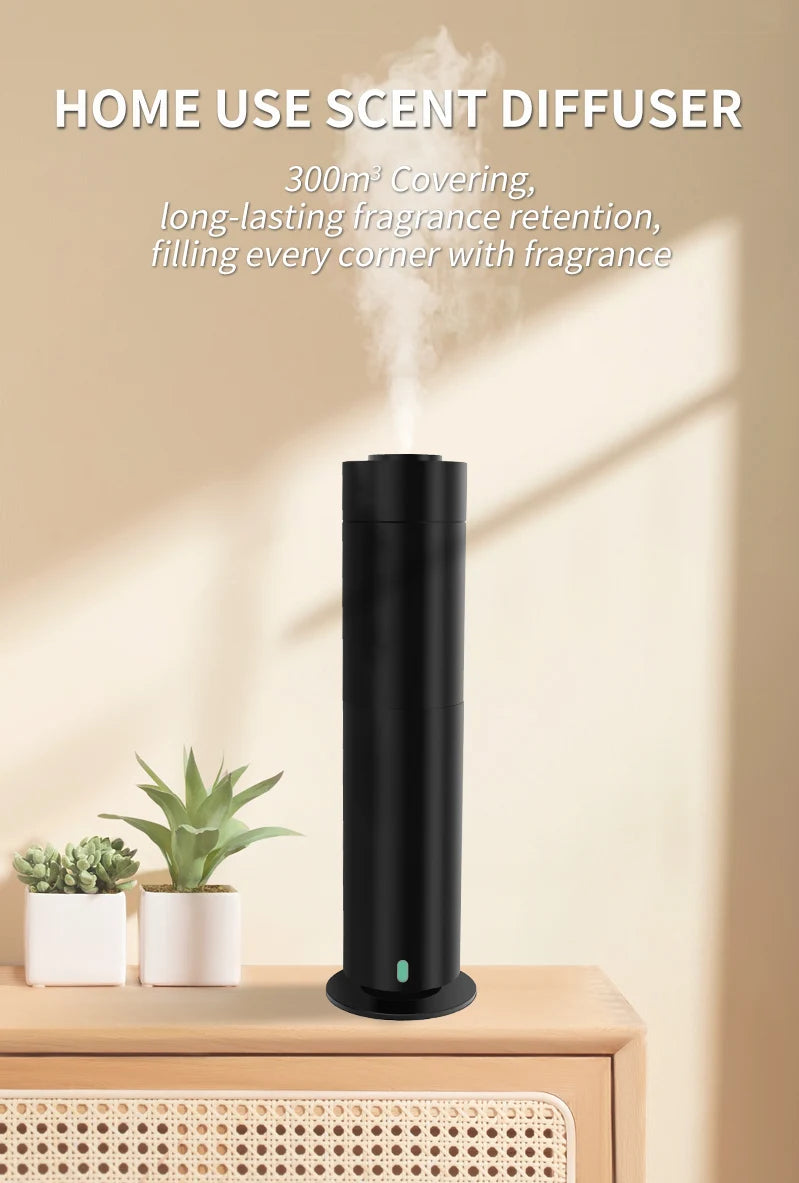 120Ml Remote And Bluetooth Control Tower Scent Diffuser Machine Fragrance Aroma Air Diffuser Waterless Air Diffuser