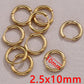 10pcs 8-14mm Stainless Steel Ear Hoop Gold Color Earring for Women Men DIY Jewelry Making Earring Punk Hiphop Piercing Accessory