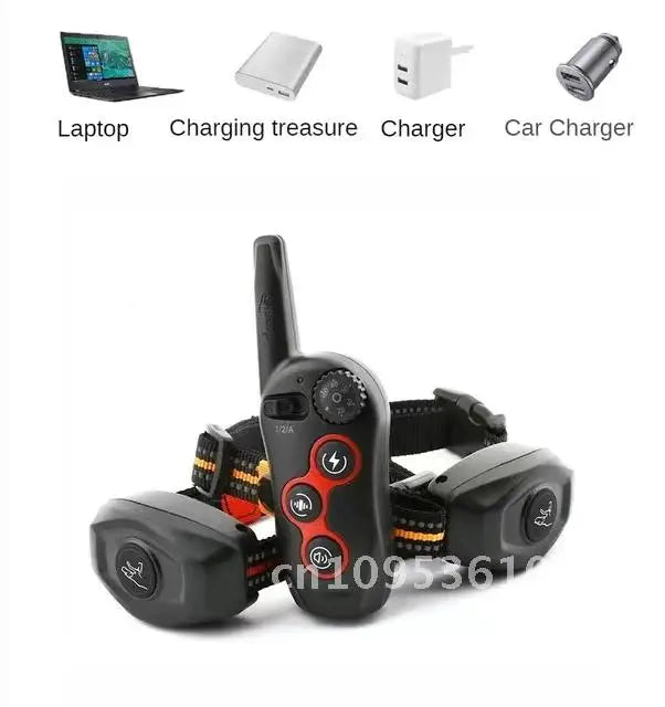 Electric Pet Training Collar, Remote Control, Anti Bark Vibration Collars Dog Sound, for Dogs, Waterproof, Rechargeable, Colar