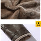 Men's Mid-length Leather Coat Autumn Winter Business European Size Plus Fleece Large Lapel Suit Fur Coat Men Jacket Men