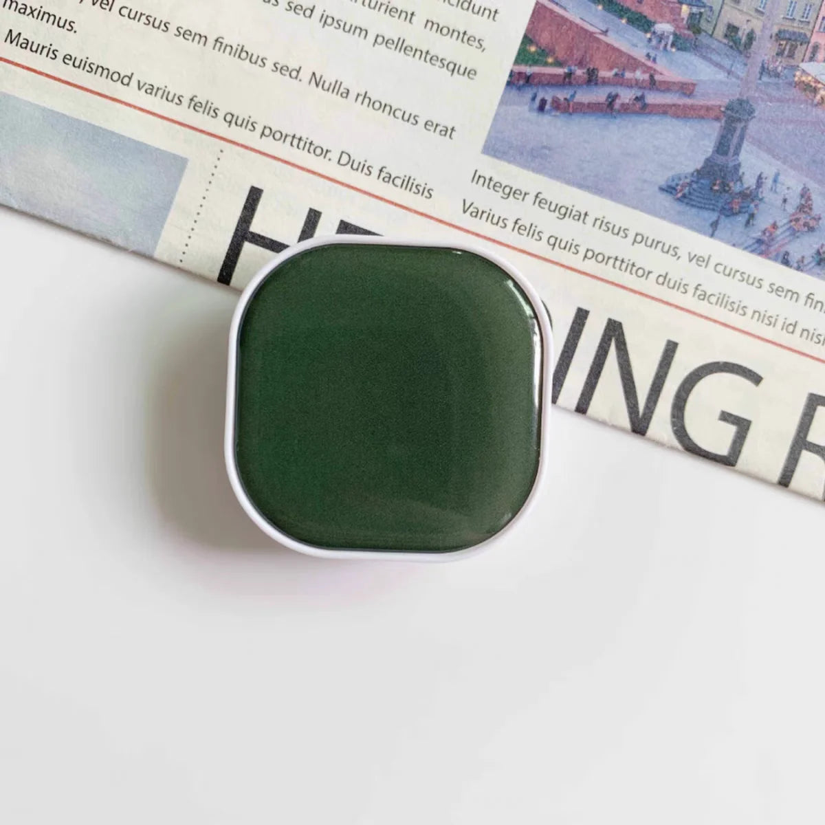 Cute Square Popping Sockets Grip Phone Holders Finger Ring Holder Griptok Stand Back Cover Clip Sticker Cellphone Accessories