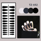 24p Artificial Acrylic Nail Art Fake Nails Full Coverage Removable Press On Nails Tip French Light Pink Heart False Nail Designs