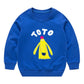 2025 New Autumn Boys Sweatshirts Cotton Kids Hoodies Casual Cartoon Printting Shirts Baby Boy Clothing 2-7 Years Children Tops