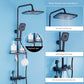 Copper Constant Temperature Black For Home Supercharged Shower Head