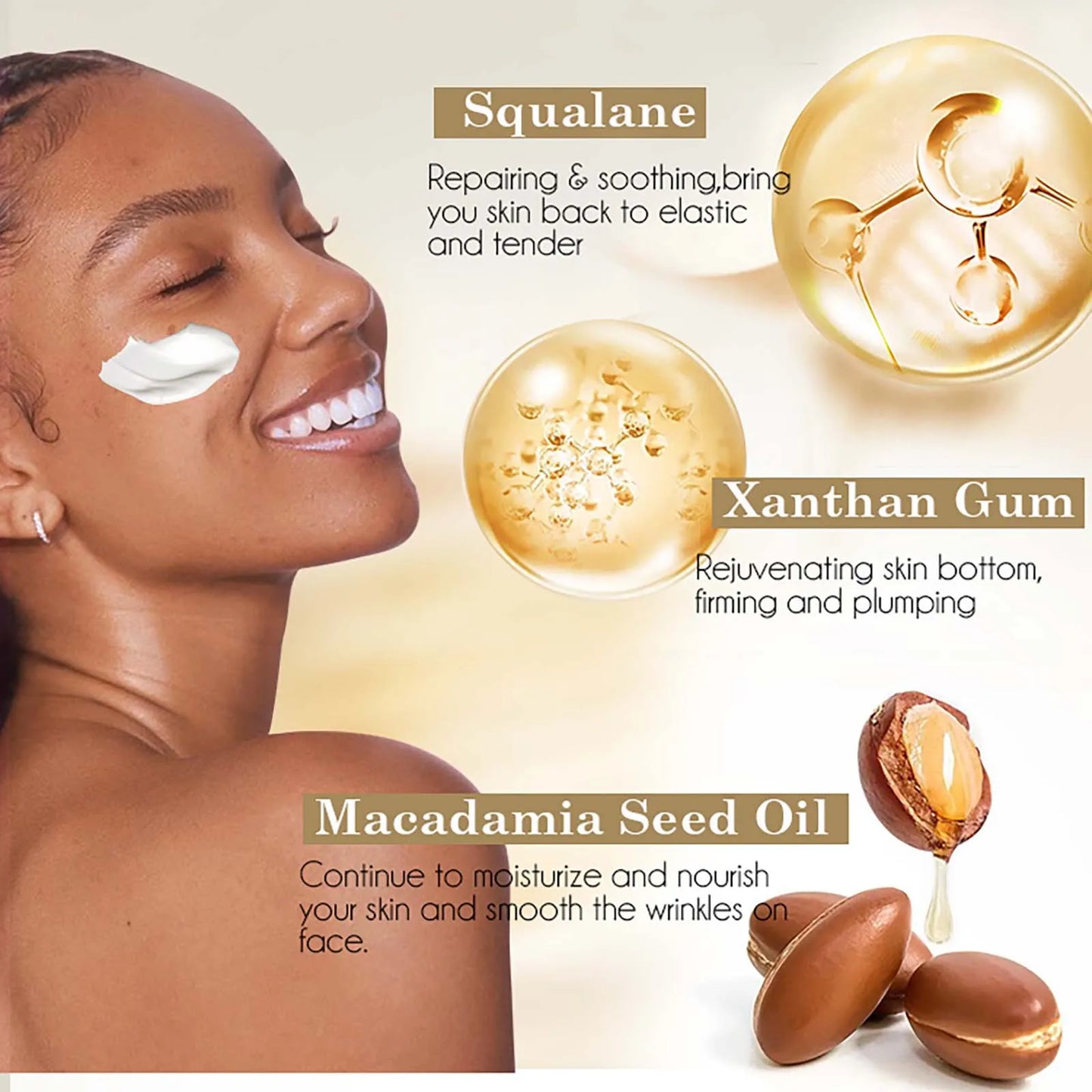 AILKE night women face cream collagen moisturizing whitening brightening anti aging wrinkles all skin sleeping facial care sets