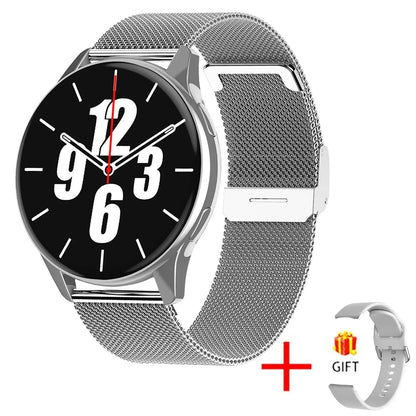 New Smart Watch Wireless Charging Smartwatch Bluetooth Calls Watches Men Women Fitness Bracelet Custom Watch Face +Box