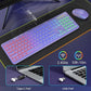 Wireless Keyboard and Mouse Combo Backlit ,Rechargeable Full-Size Illuminated Wireless Keyboard and Mouse Set, 2.4Ghz Keyboard