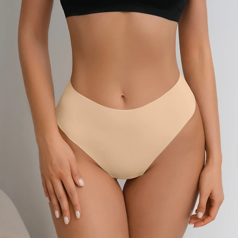 Women Gym Briefs Breathable Women Yoga Undies Traceless Underpants Elastic Lady Fitness Knicker Seamless Nylon Women Underwear