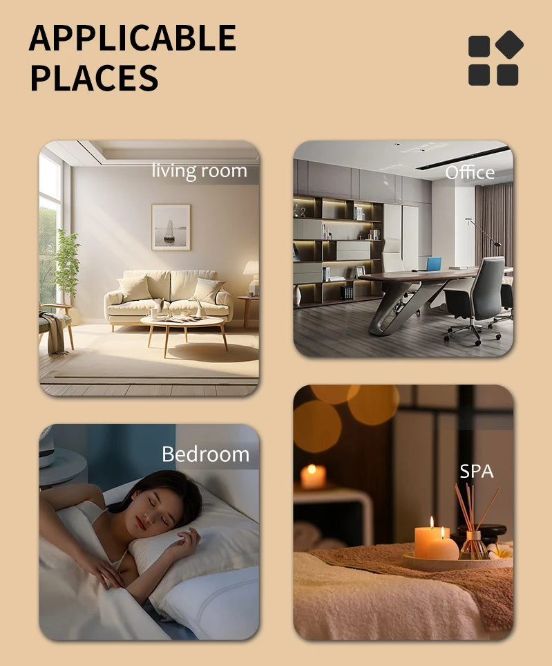 120Ml Remote And Bluetooth Control Tower Scent Diffuser Machine Fragrance Aroma Air Diffuser Waterless Air Diffuser