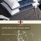 Adult Cassia Seed Pillow Case and Pillow Core Set Home a Pair of Pillow Core Protection Isolation Layer Cervical Support Sleep