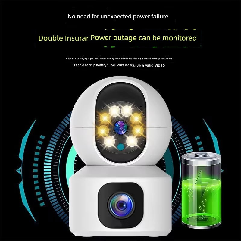 Sea Davey 4G Surveillance Camera For Home Mobile Phone Remote without Network 360 Degree Panoramic HD without WiFi