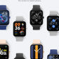 Voice Calling Smart Watch Ultra 1.9 inch Screen 24H Health Monitor 100+ Sports Modes 100+ Watch Faces Smartwatch
