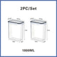 Food Storage Containers with Lids Stackable Treat Box Containers for Kitchen Pantry Organization Containers for Rice Dispenser