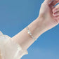 Fine Silver Color Lucky beads ball chain Bracelet For Women luxury fashion party Wedding Jewelry lovers gift charms